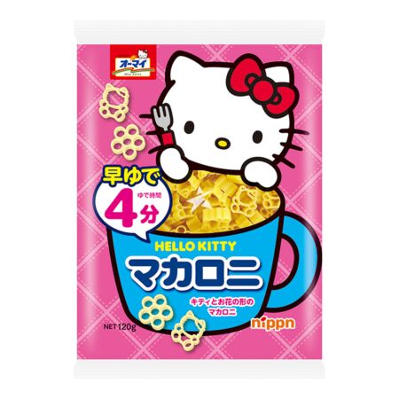 Nippn Morning Hello Kitty & Flour Shape Macaroni 120g
