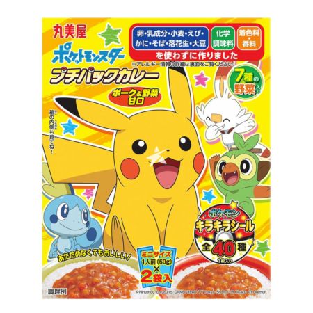 Marumiya Pokemon Instant Curry (Retort Pouch) Pork & Vegetable (Mild) 120g