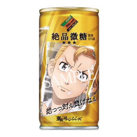 (Collectable - Non Edible) Dydo Blend Coffee Premium Low Sugar Tokyo Revenger Collaboration (Random Animated Character) 185g