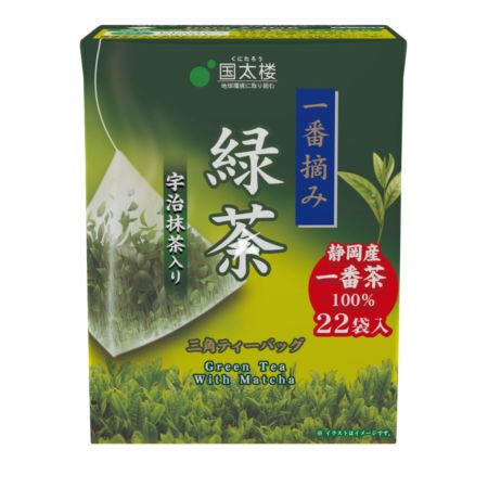 Kunitaro Green Tea with Matcha 22 Tea Bags 39.6g