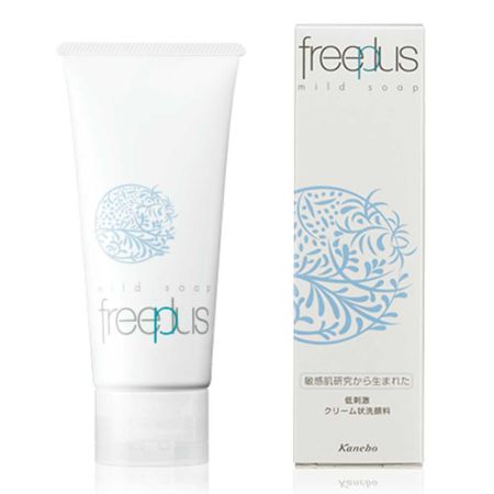 Kanebo Freeplus Mild Soap Facial Cleansing Cream 100g