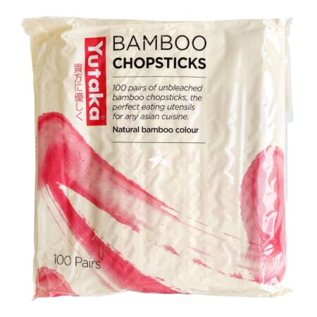 Yutaka Disposable Bamboo Chopsticks 100 pairs