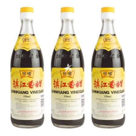 Hengshun Chinkiang Vinegar 550ml (Pack of 3)