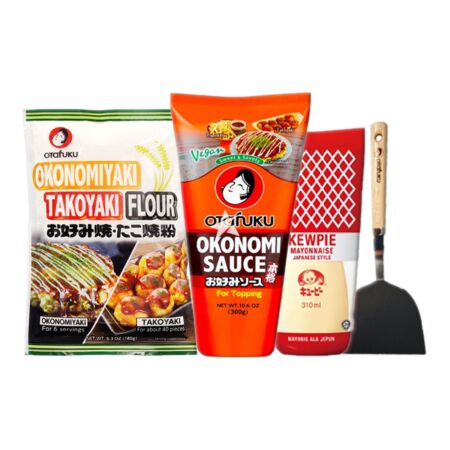 Starry Mart Otafuku Okonomiyaki Cooking Idea Kit - Beginner Kit (5 Items)