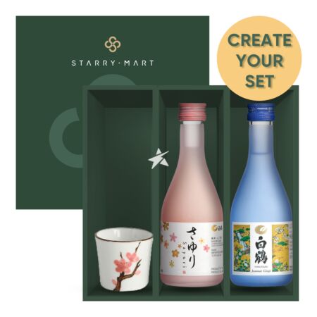 Starry Mart Hakatsuru Japanese Sake Customised Gift Box