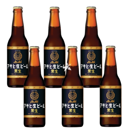Asahi Premium Nama Beer Super Dry Black Label 334ml 5.0% Alc./Vol (Pack of 6)