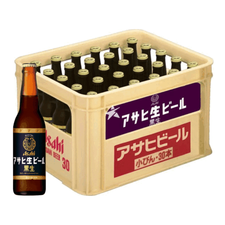 Asahi Premium Nama Beer Super Dry Black Label 334ml 5.0% Alc./Vol (30 Bottles)