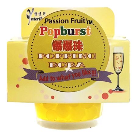 Popburst Popping Boba Passion Fruit Flavour 130g