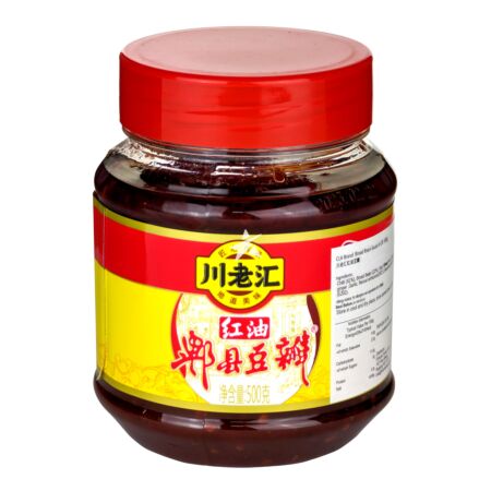 Chuanlaohui Pixian Broad Bean Sauce in Chilli Oil 500g