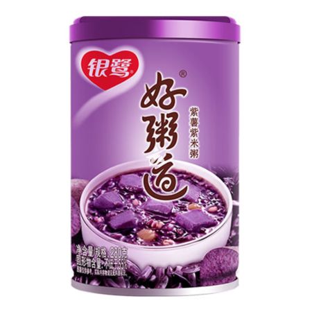 Yinlu Mixed Congee - Purple Sweet Potato & Purple Glutinous Rice 280g