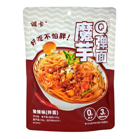 Cheng Ka Brand Konjac Noodles - Hot & Spicy Flavour 248g