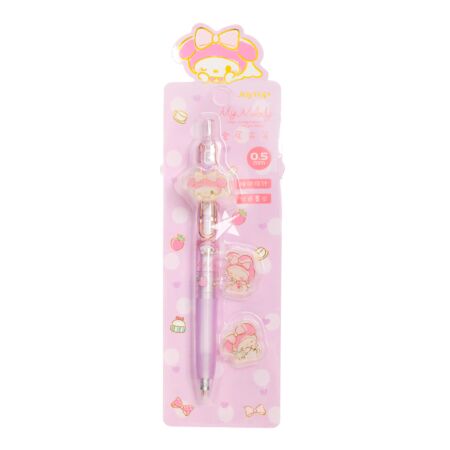 Joytop Sanrio Good Night Seires Press Gel Pen Black 0.5mm with Replaceable Clips - My Melody