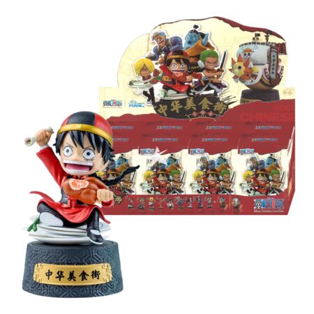 Win Main One Piece Chinese Street Figure with Stamp Blinding Box (Random Character) Tray of 8