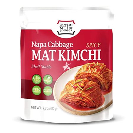 Chongga [Jongga] Napa Cabbage Kimchi (Shelf Stable) 80g