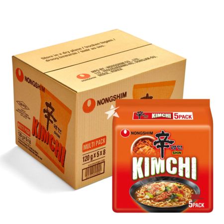 Nongshim Kimchi Ramyun 125g (Pack of 40)