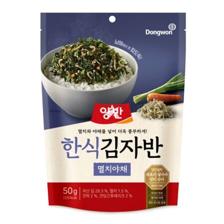 Dongwon Seasoned Laver Flake Anchovy & Vegetable Flavour 50g