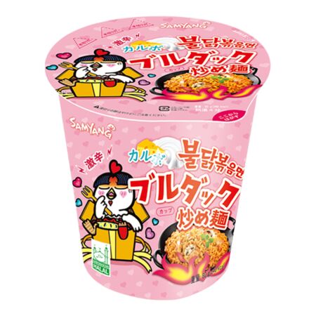 Samyang Buldak Hot Chicken Flavour Ramen - Carbonara Cup Noodle 80g