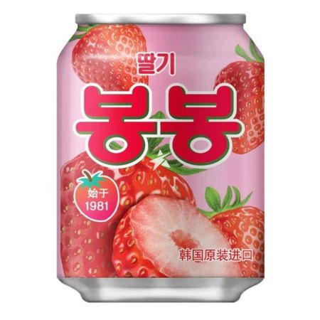 Haitai Bon Bon Crushed Strawberry Juice Drink 238ml