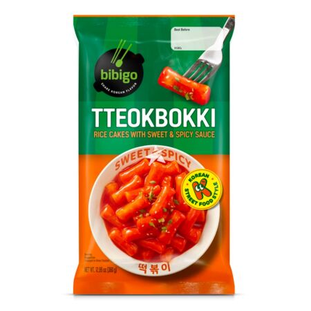 CJ Bibigo Tteokbokki - Rice Cake with Sweet & Spicy Sauce 360g