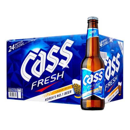 Cass Fresh Beer 330ml 4.5% Alc./Vol (24 Bottles)