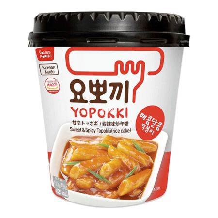 Young Poong Yopokki Cup - Sweet & Spicy Topokki (Rice Cake) 140g