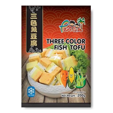 Pan Asia Three Color Fish Tofu 200g