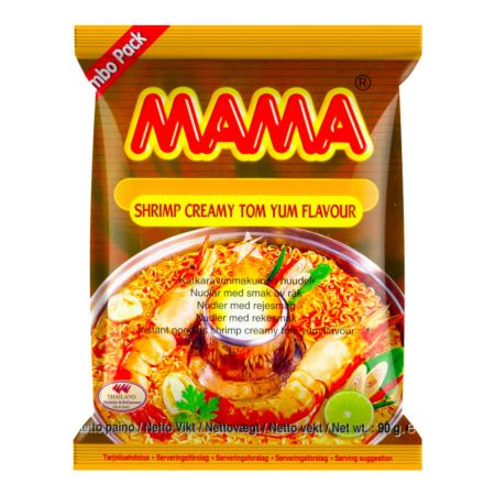 Mama Oriental Style Instant Noodles Shrimp Creamy Tom Yum Flavour (Jumbo Pack) 90g