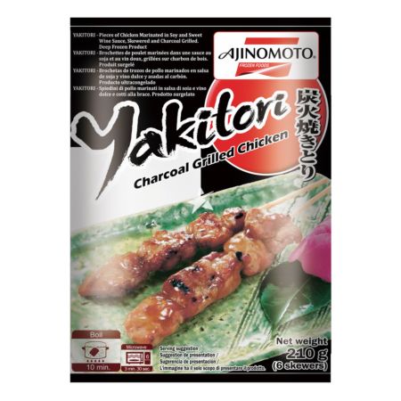 Ajinomoto Authentic Charcoal Grilled Yakitori 6 Pieces 210g
