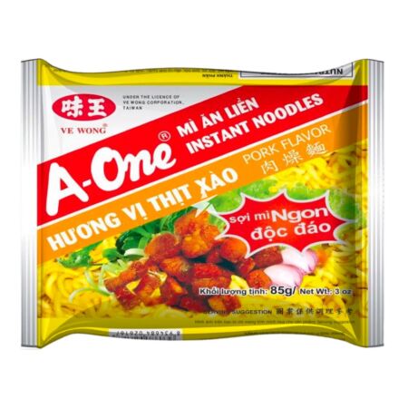 A-ONE Instant Noodle Pork Flavour 85g