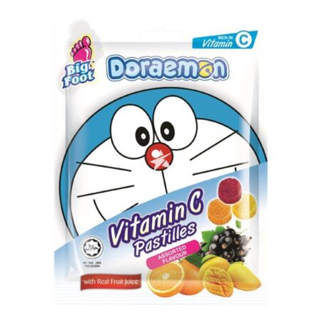Big Foot Doraemon Series - Vitamin C Gummy Candy Assorted Flavour 72g