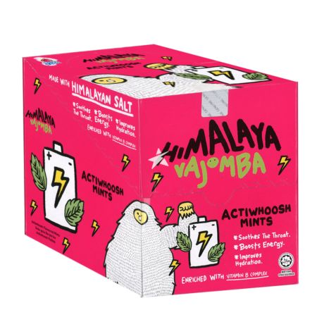 Big Foot Himalaya Vajomba Actiwhoosh Mints Candy 15g (Box Of 12)