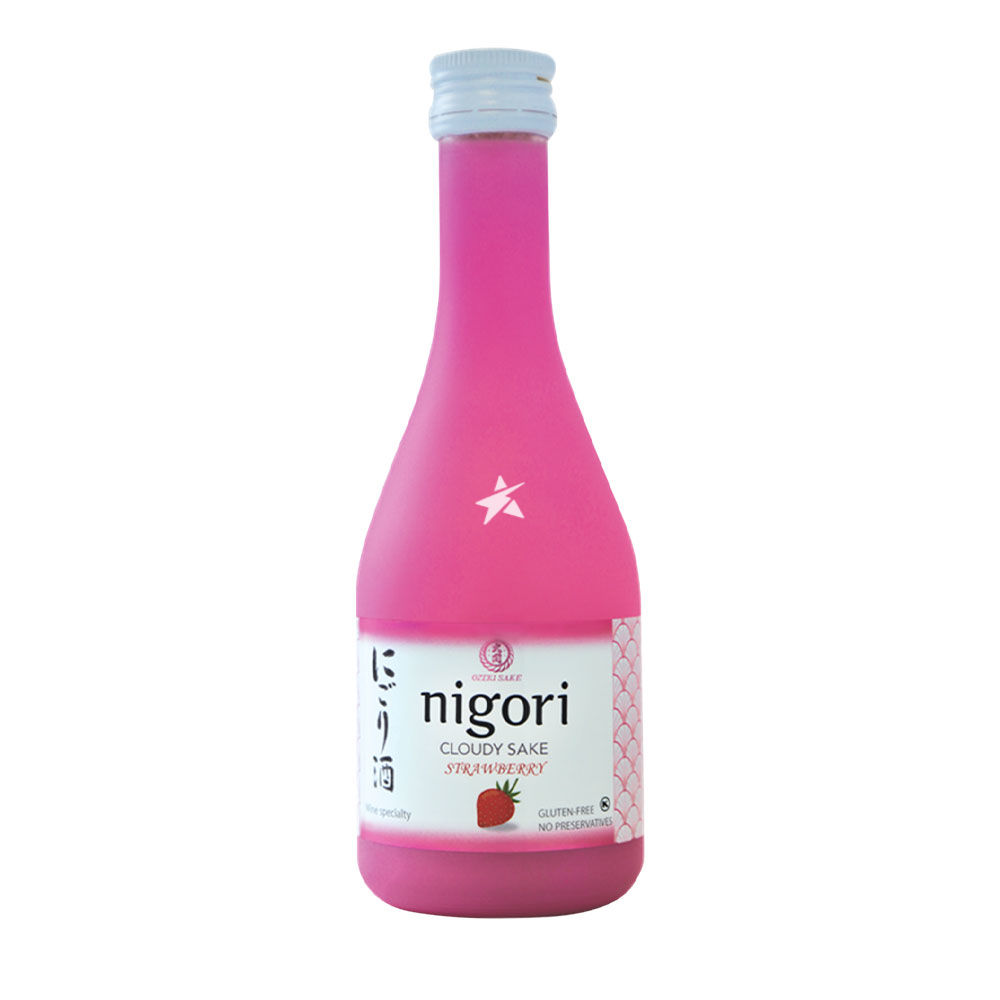 Buy Ozeki Nigori Cloudy Sake Strawberry Flavour 300ml 9.5% Alc 