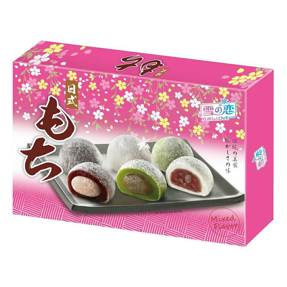 Yuki & Love Japanese Style Mochi Mixed Flavour (12 Pieces) 300g