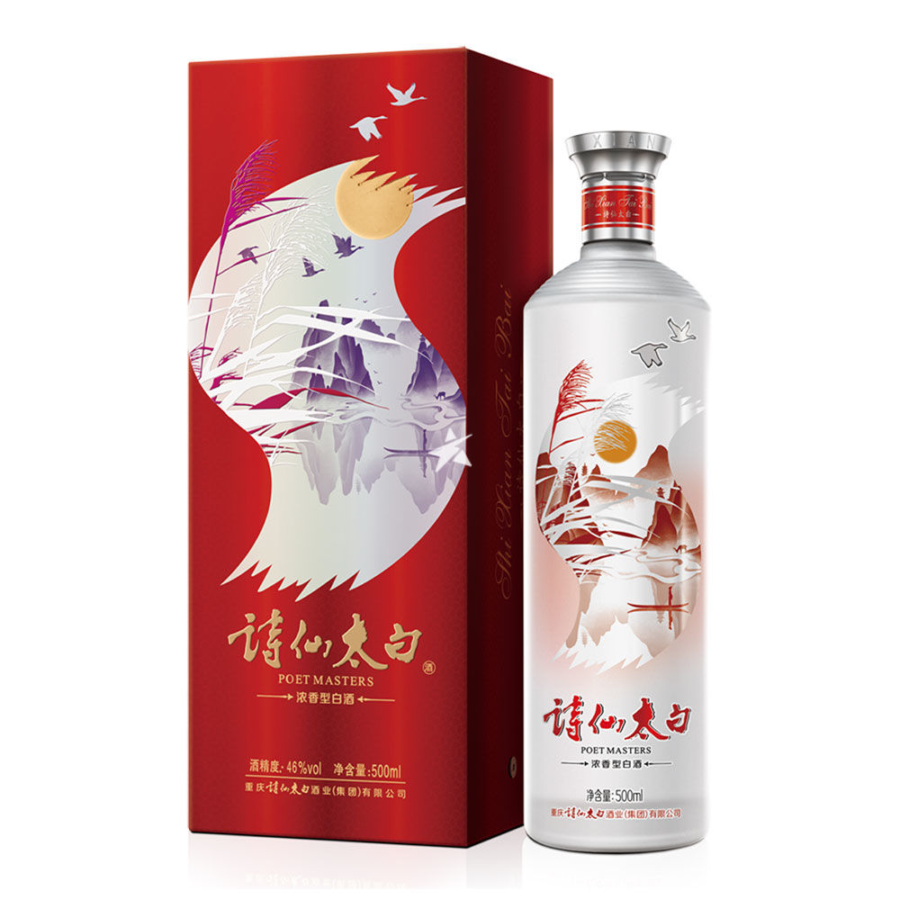 Shixian Taibai 诗仙太白·红浓香型白酒500ml 46% Alc./Vol | 星集市