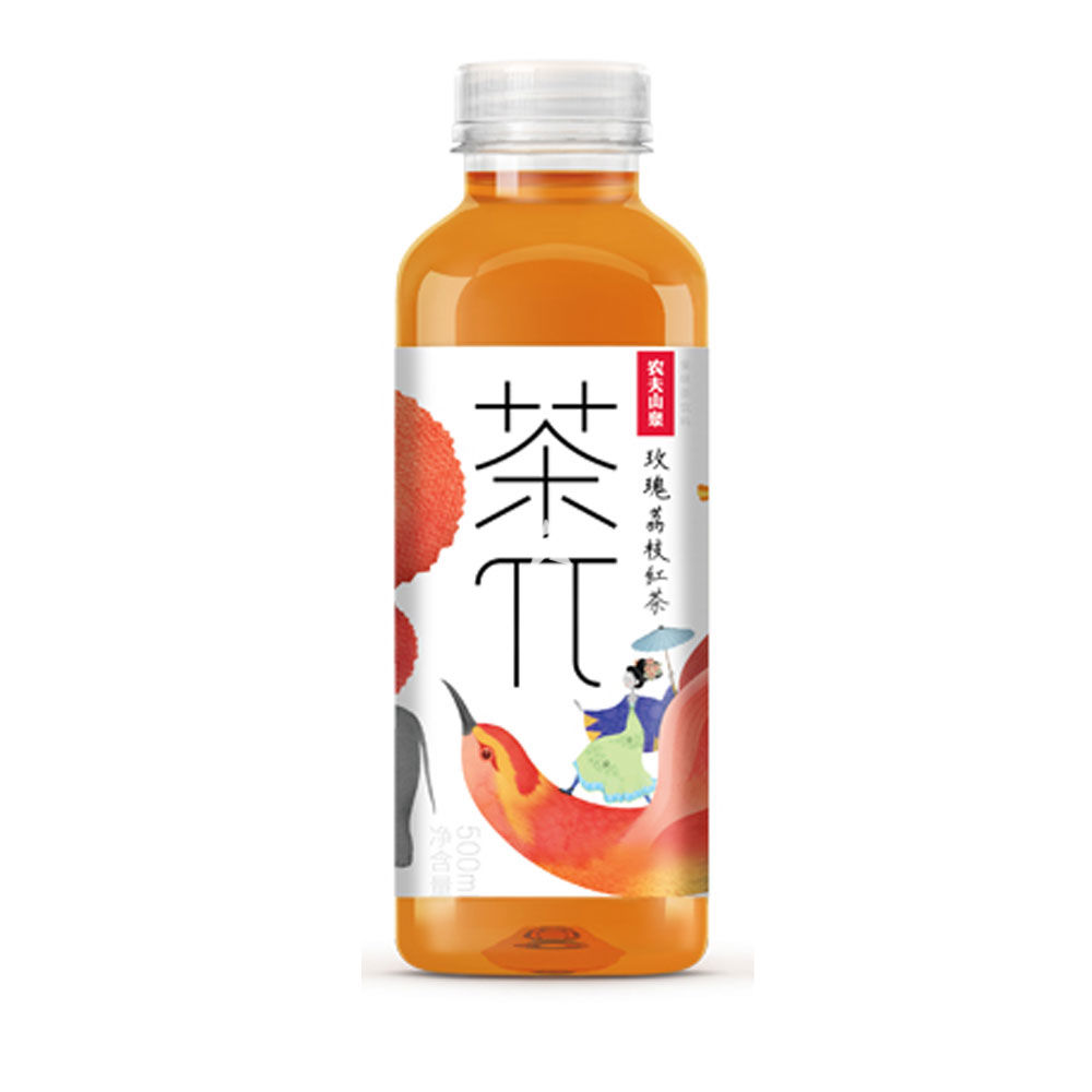 Nongfu Spring Cha Rose Lychee Ice Tea Drink 500ml