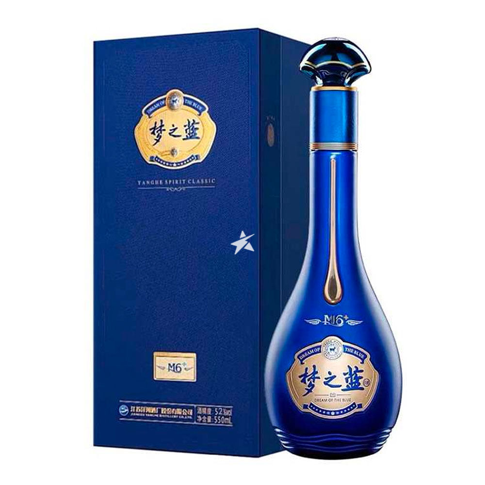 Yanghe 洋河藍色經典系列 夢之藍M6+ 綿柔型白酒 500ml 52% Acl./Vol