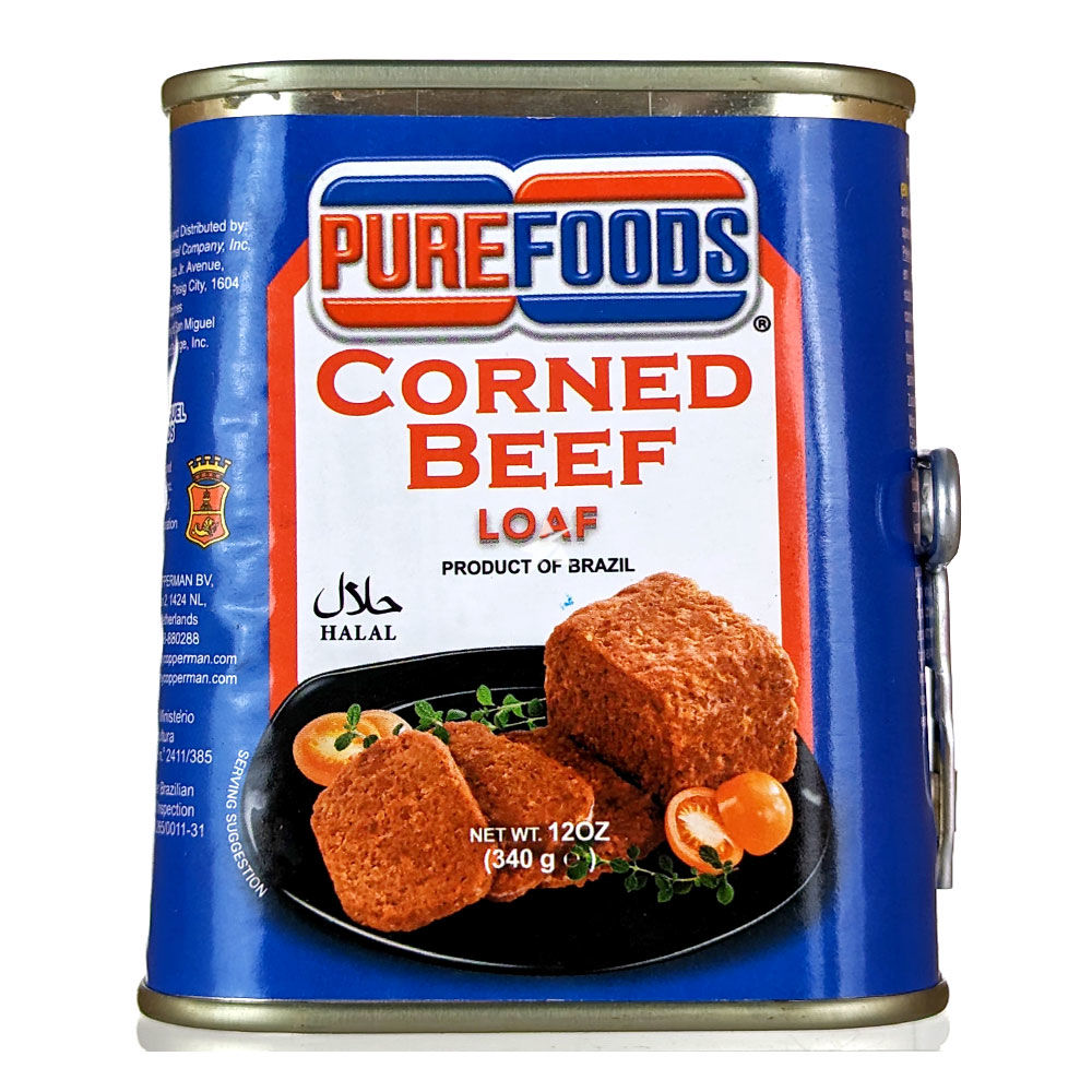 Buy PureFoods Corned Beef - Loaf 340g - Philippine Supermarket