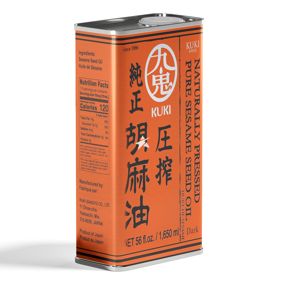 Buy Kuki Pure Sesame Seed Oil (Dark) 1.516kg - Japanese 