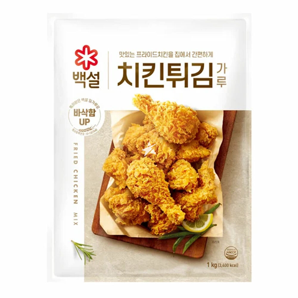 CJ Beksul Chicken Frying Mix (치킨튀김가루), 2.2 lb - 2 Pack 