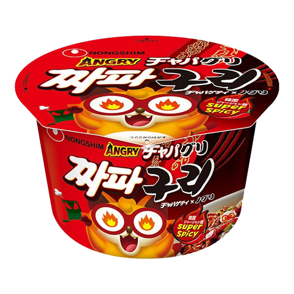 Supermarket　(JP)　Angry　星集市　Online　Noodles　Chapaguri　Cup　Instant　Japanese　114g　UK　Buy　Nongshim