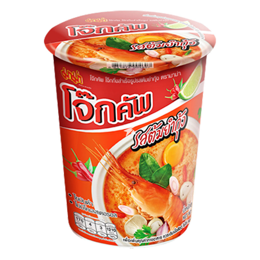 Buy Mama Jok Cup Instant Rice Porridge Shrimp Tom Yum Flavour 45g -  Thailand Supermarket Online UK