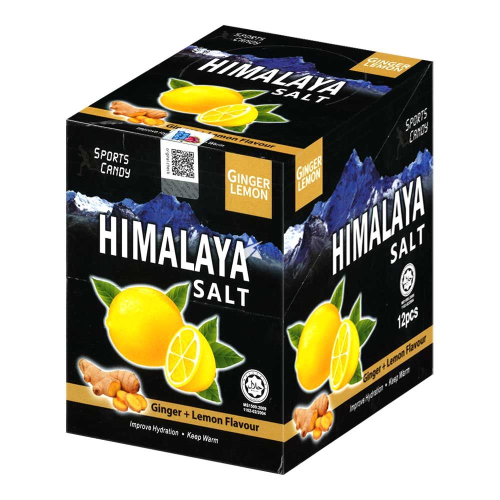 Big Foot Himalaya Salt Mint Candy Ginger Lemon Flavour (Extra Cool) 15g  (Pack of 12)