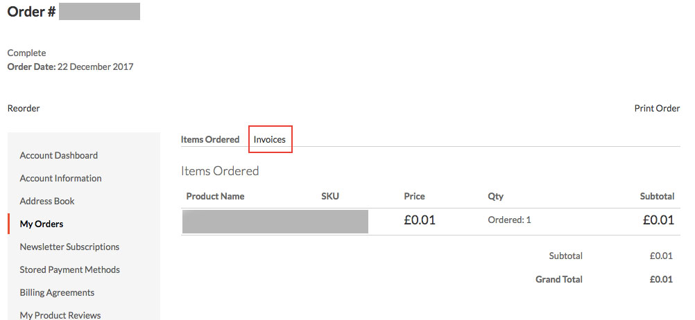 invoice print 