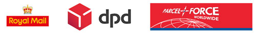 Royal Mail, DPD, Parcelforce Logo